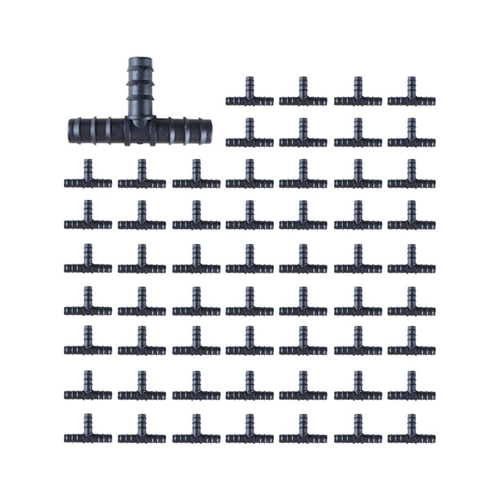 200Pcs Drip Irrigation Connectors 16Mm Barbed Connector Tee Couplings Irrigation Connectors For Drip Tubing Watertubing 6033507416764