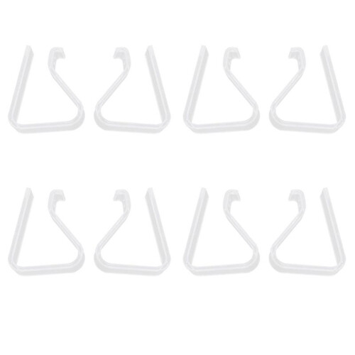8 Pezzi Partito Trasparente Plastica 20mm-35mm Tavolo Clip