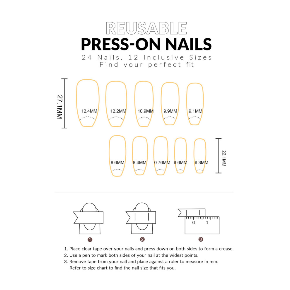 Dachuang Beauty 24Pcs Halloween Press-On Nails - Pumpkin & Spider Web