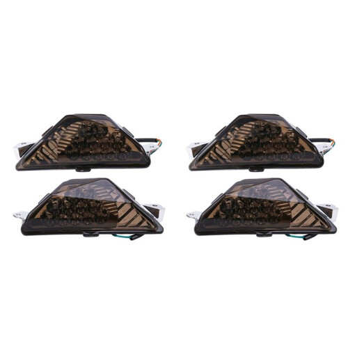 2X Motorcycle Front Turn Signals Blinker Indicator LED Light Lamp for   250 400 2018 2019