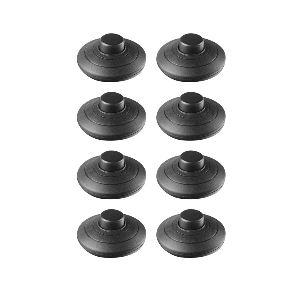 8Pcs Black In- Lamp Foot Push Power Pedal Light Footswitch 4713401166591