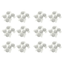 60Pcs 3X3W High Power RGB Red Green LED Light Lamp Saving Lamp Beads Bulbs 6PIN 45MIL 3W High Power Chip