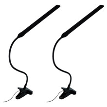 2X Clip- LED Easel Light with ClearSun LED Technology,Clamp Light, Adjustable and Flexible Neck for Precision Lighting
