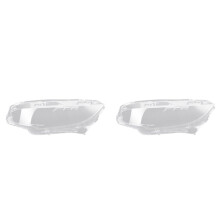 2X Left Headlight Lens Cover for 2016 2017 2018 2019 LED Light Lens Lamp Shade Auto Light Cover Shell