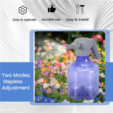 3L Electric Spray Bottle USB Rechargeable Automatic Watering Can Household Sprayer with Adjustable Nozzle Plant -B