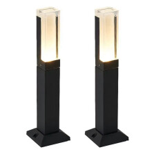 2X Sensor de Movimento Humano LED Luz para Gramado Ao Ar Livre À Prova D'Água IP65 Sombra Acrílica Jardim Villa Paisagem Passarela Luz para Gramado