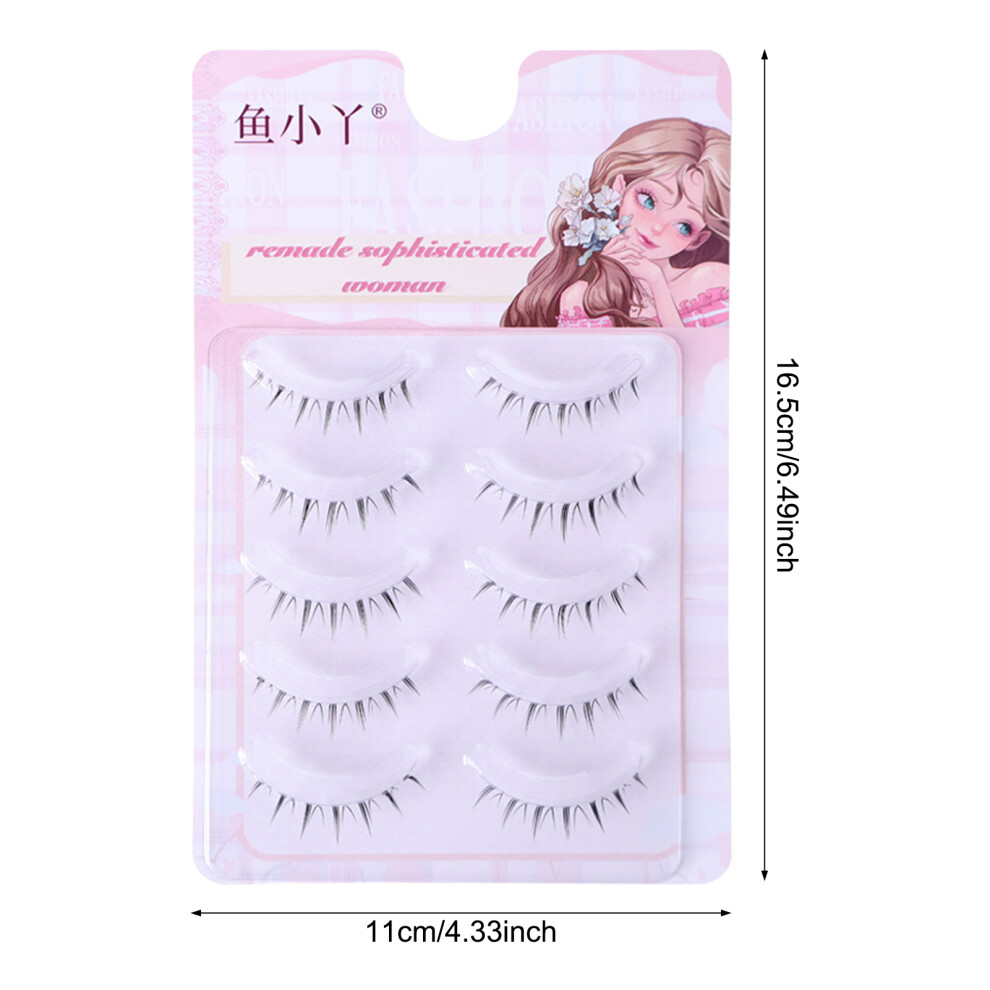 Phui-Pet-Supplies 4-6Mm Soft Manga Bottom Lashes