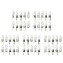 50 X JC G4 12V 20W Clear Halogen Capsule Lamp Light Bulbs
