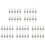 50 X JC G4 12V 20W Clear Halogen Capsule Lamp Light Bulbs 1
