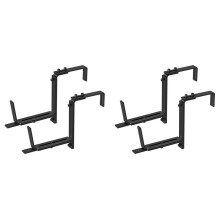 4 Verstellbare Pflanzkastenhalterungen (6 Bis 12,5 Zoll) für Blumenkastenhalter, Fensterkästen, Pflanzkübel, Haken, Wand