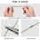 4 Pieces Artificial Crystal Ceiling Fan Pull Chains Pull Chain Extension with Connector for Light Ceiling Fan Desk Lamp 7