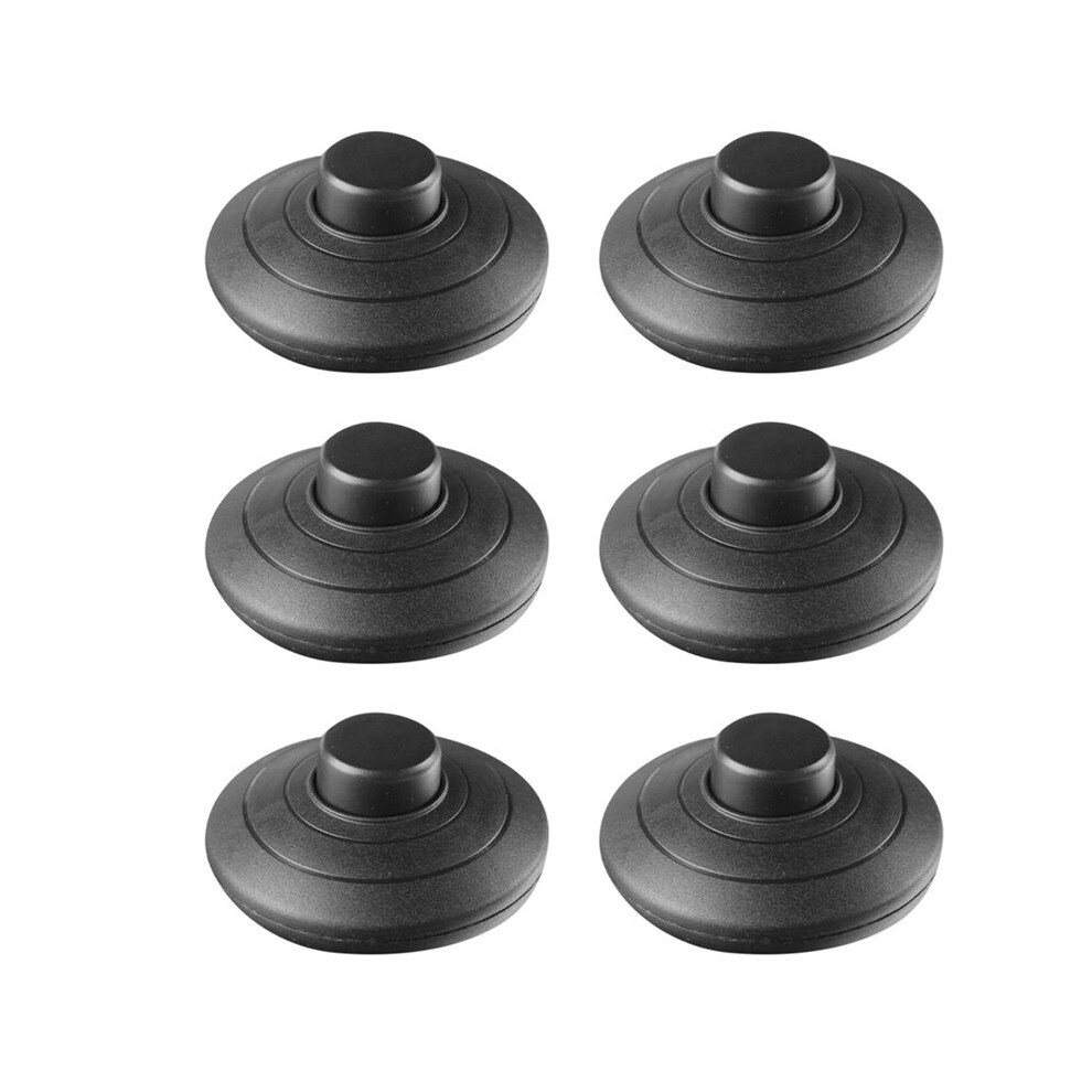 6Pcs Black In- Lamp Foot Push Power Pedal Light Footswitch 6031951785504