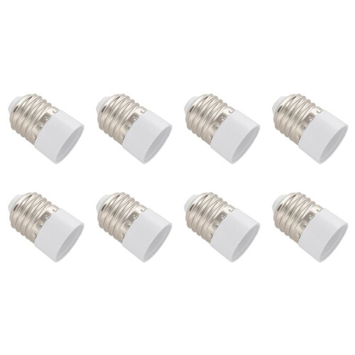 8X E27 to E14 Base LED Light Lamp Bulb Adapter Converter