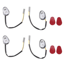 4Pièces LED Clignotant Lampe Clignotante Lampe Encastrée pour YZF R1 R3 R6 R6S FZ6 FZ1 FZ Fazer FZ6R FZ07 FZ8 FZ09 TMAX MT-07 MT-09