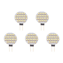5X 24 SMD LED Spot Light Bulb Lamp G4 Real White  12V