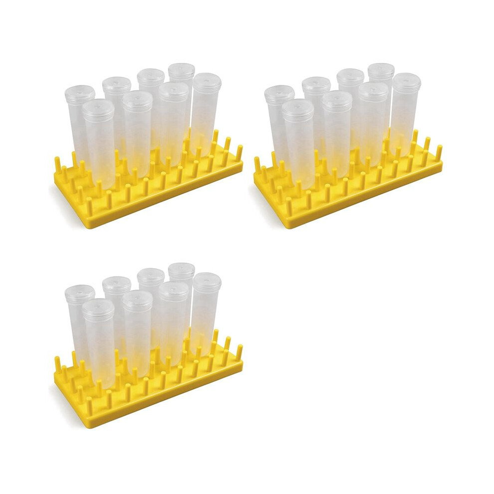 24Pcs 50Ml Large Floral Tubes With Rack Holder For Milkweed Leaf, Stem And Flower Cutting 4711174016143