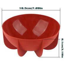 2X Baking Mold Silicone Hemisphere Pan Dome Silicone Mould Planet Mould Semicircle Shape Cake Mold,Brick Red