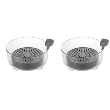 2X Deep Plant Saucer, Bottom Watering Tray with Height-Adjustable Planter Riser for Indoor Plants