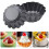 52 PçS Moldes de Torta de Ovo,  Formas de Torta de 3 Polegadas Fundo RemovíVel, Molde de Muffin de Bolo de Cupcake Ferramenta de Assar Forma 6