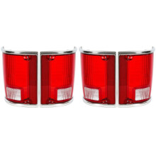 2X Tail Light Lamp Lens 1Pair Set Taillight 5968329 5968330 for Chevy C10 C20 C30 K10 1973-1991