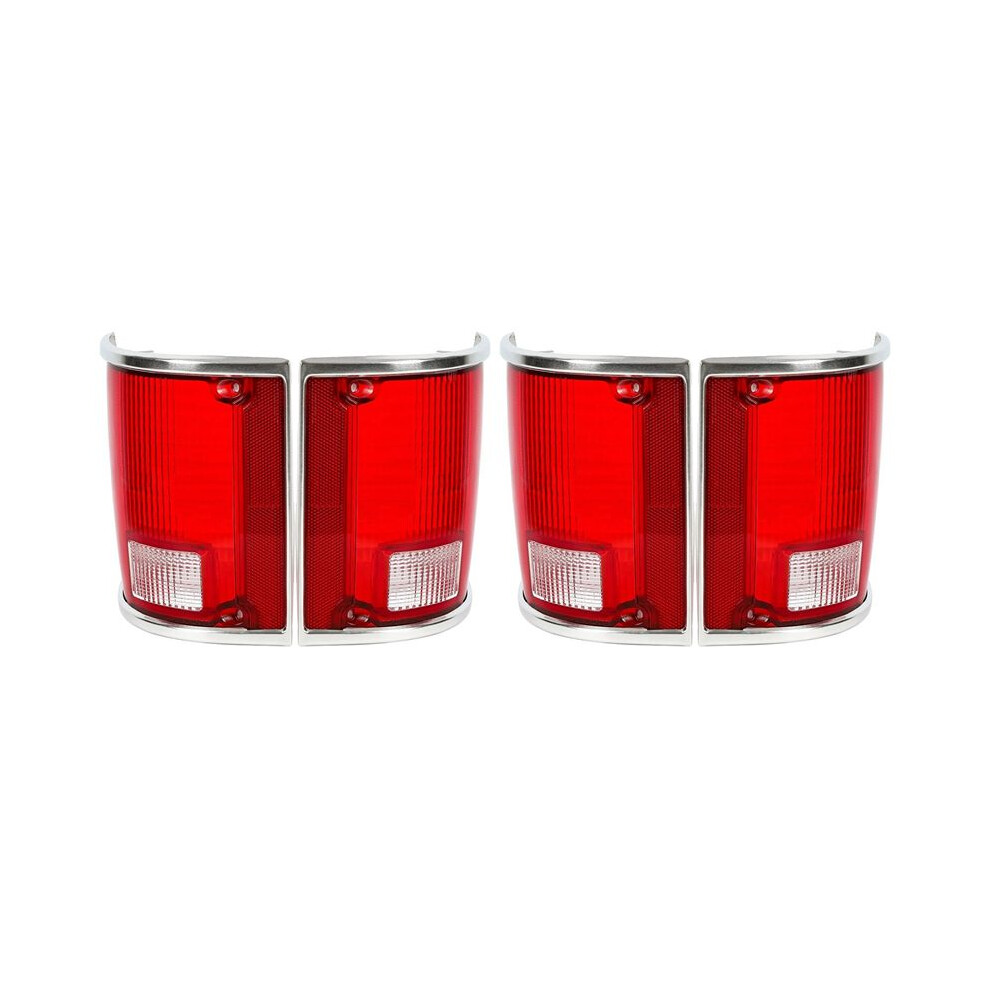 2X Tail Lamp Lens 1Pair Set Tail 5968329 5968330 For Chevy C10 C20 C30 K10 1973-1991 Light 4713906184571