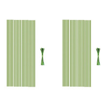 Plant Stakes,Plant Support Stakes Suitable for Indoor Plants,40Pcs Garden Green Bendable Single Stem Plant Sticks