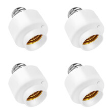 4 Opakowanie Tuya Life Wifi Inteligentna Żarówka Adapter Gniazda E27 Przełącznik Podstawa Lampy Uchwyt do Amazon Alexa Home