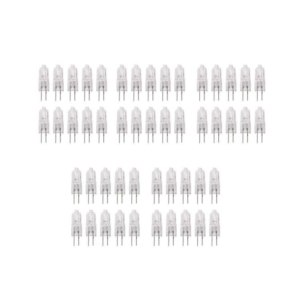 50 X G4 Halogen Light Lamp Lighting 10W Warm White