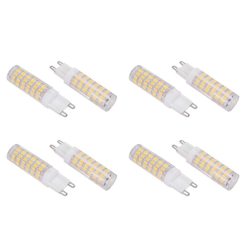10W G9 100 LED Light Bulbs LED Corn Light Bulbs Ceramic, No Flicker, Wide  Angle, 8PCS Natural White