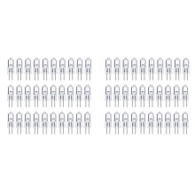 G4-Lamp, 60 Stuks Halogeen G4 12V 20W met G4 Bi-Pin-Basis, G4-Lamp met Hoog Vermogen 12V 300LM voor Kastlampen