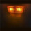 6Pcs LED  Lights Front Double Burner Indicator LampFor     Truck Lorry Front Grill Light B 3
