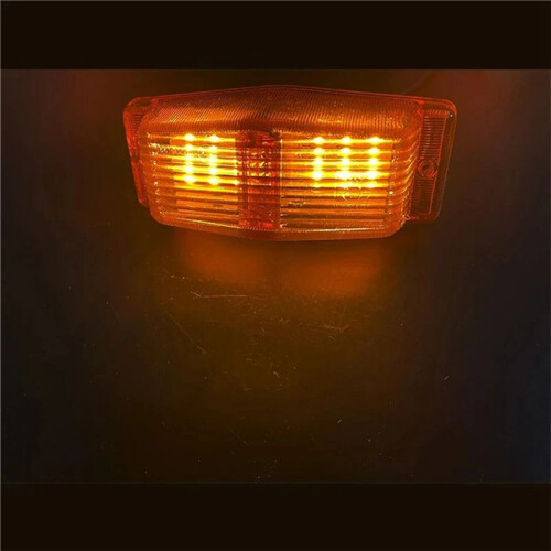 6Pcs LED  Lights Front Double Burner Indicator LampFor     Truck Lorry Front Grill Light B 2
