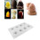 2X Easter Egg Silicone Mold Eight Holes Three-Dimensional Egg Shape Plaster Mold DIY Handmade Home Decoration for Easter 3