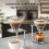 2X Foldable Coffee Drip Holder Pour over Dripper Stand Aluminum Espresso Coffee Machine Support Stand 5