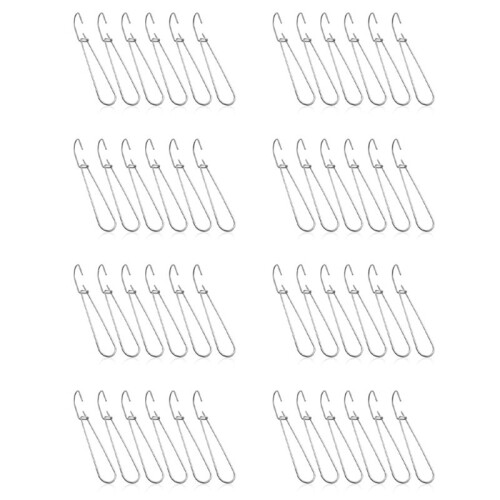 Pattern Hooks 48 Pcs Metal Pattern Hangers 7.3 Inch Sewing Pattern Making Paper Storage Hanging Hook