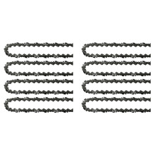 8Pcs 18Inch Chainsaw Chain 62 Drive 0.05In Gauge, 3/8In Pitch, 18In Replacement Chain Low-Kickback Chainsaw Chain