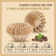 400 Count 1-4 Cup Coffee Filters Small Coffee Paper Filters Disposable Basket Filters Brown