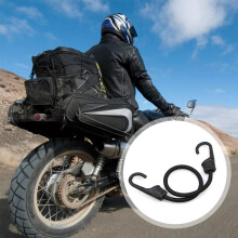(Black Grey, 90cm) Bungee Cords with Hooks for Luggage, Bikes, Motorcycle