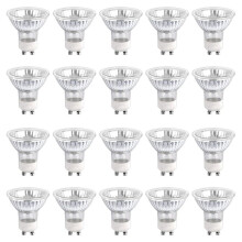 20 Bombillas GU10 Brillantes para Aromaterapia, Lámpara de Cera Fundida, Lámpara Halógena Especial, Bombilla de Calefacción, 220 V, 35 W