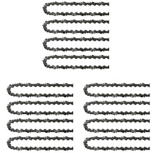 12 Stuks 14 Inch Kettingzaagketting, 52 Aandrijfschakels, 0,05 Inch Meter, 3/8 Inch LP Steek, 14 Inch Vervangende Kettingzaagkettingen Laag