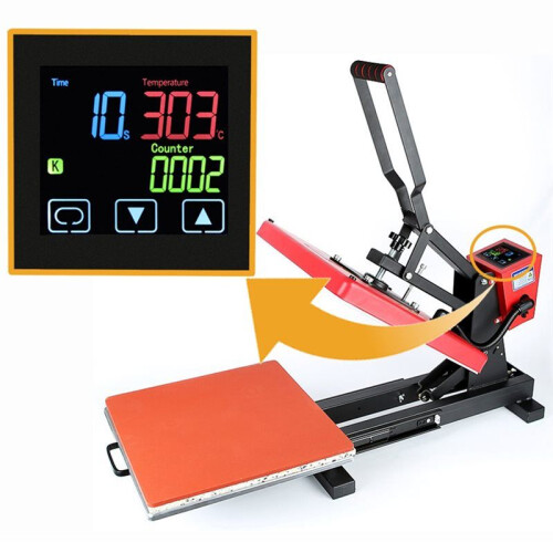 40A SSR Heat Press Machine Thermostat with Timer and Counter  Hot Stamping PID Temperature Controller 2