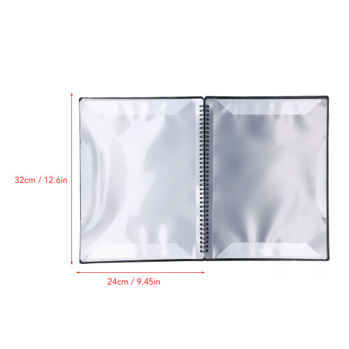 A4 Waterproof Music Folder with 40 Sheets Writeable Detachable PP Binder 1