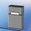 Cigarette Case for 20 Regular Size Cigarettes - Magnetic Closure, Moisture-Proof, Pressure Resistant Black 2