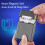 Cigarette Case for 20 Regular Size Cigarettes - Magnetic Closure, Moisture-Proof, Pressure Resistant Black 4
