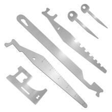 1set 6Pcs Firefighting Tools, Multipurpose Leverage Tools, Spring Steel Multitools Pry Tool Set
