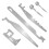 1set 6Pcs Firefighting Tools, Multipurpose Leverage Tools, Spring Steel Multitools Pry Tool Set 1