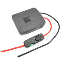 For Power Battery Adapter Wheel for 18V Li-Ion Battery with 14 AWG Wire Fuse for DIY Rc Car Toys