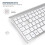 Wireless Keyboard and Mouse Combo  Silver 3