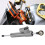 Universal Motorcycle Steering Damper Stabilizer 75mm 17mm Dark Gray 8
