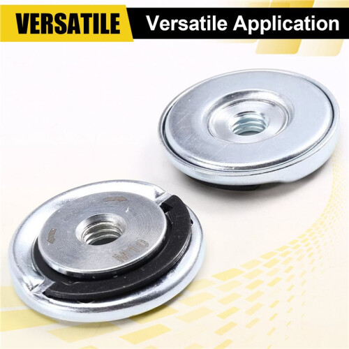 2Pcs Angle Grinding Tool Flange Nut,M10 Thread Angle Grinder Flange Nut, Flange Locking Nut for Fixing Cutting Disc 2
